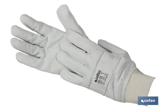 Guantes Piel Flor Refor- 11000230- COFAN
